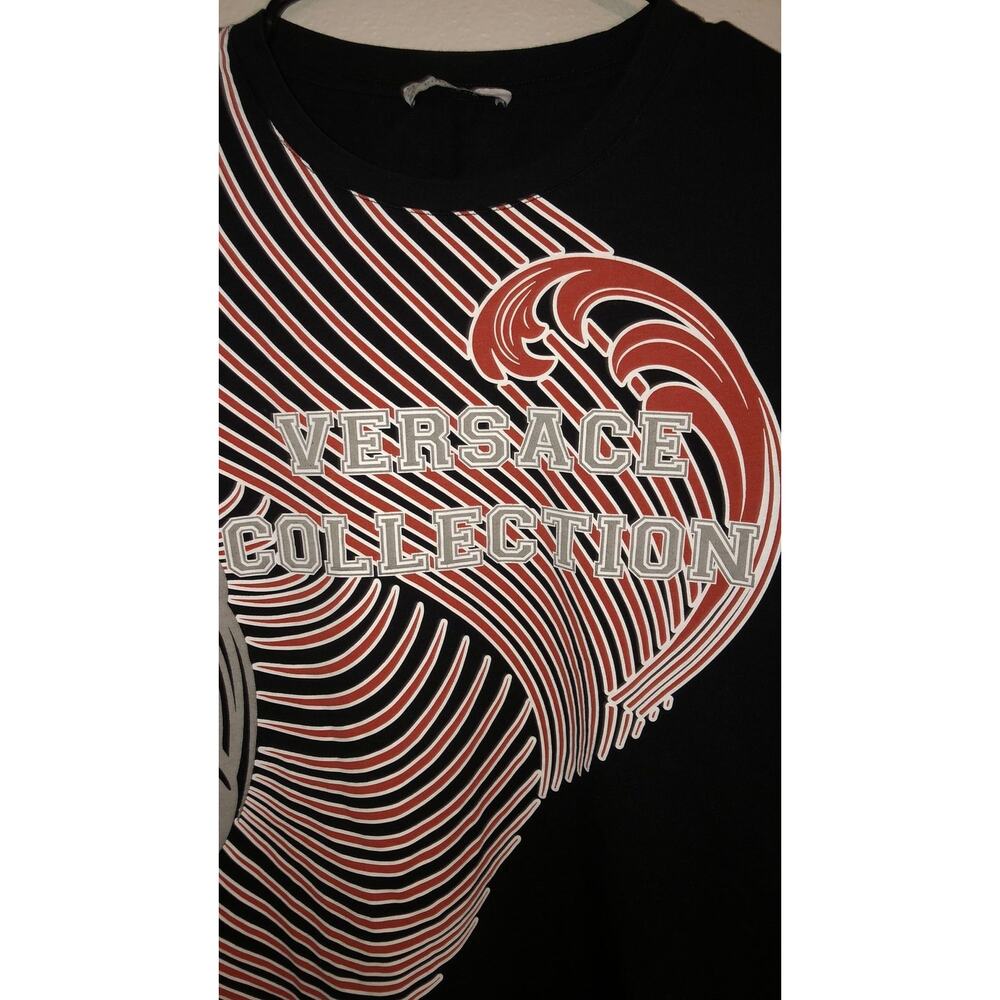 Versace black tee Large